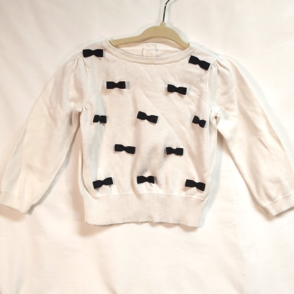 Janie and Jack Bow Sweater 100% cotton